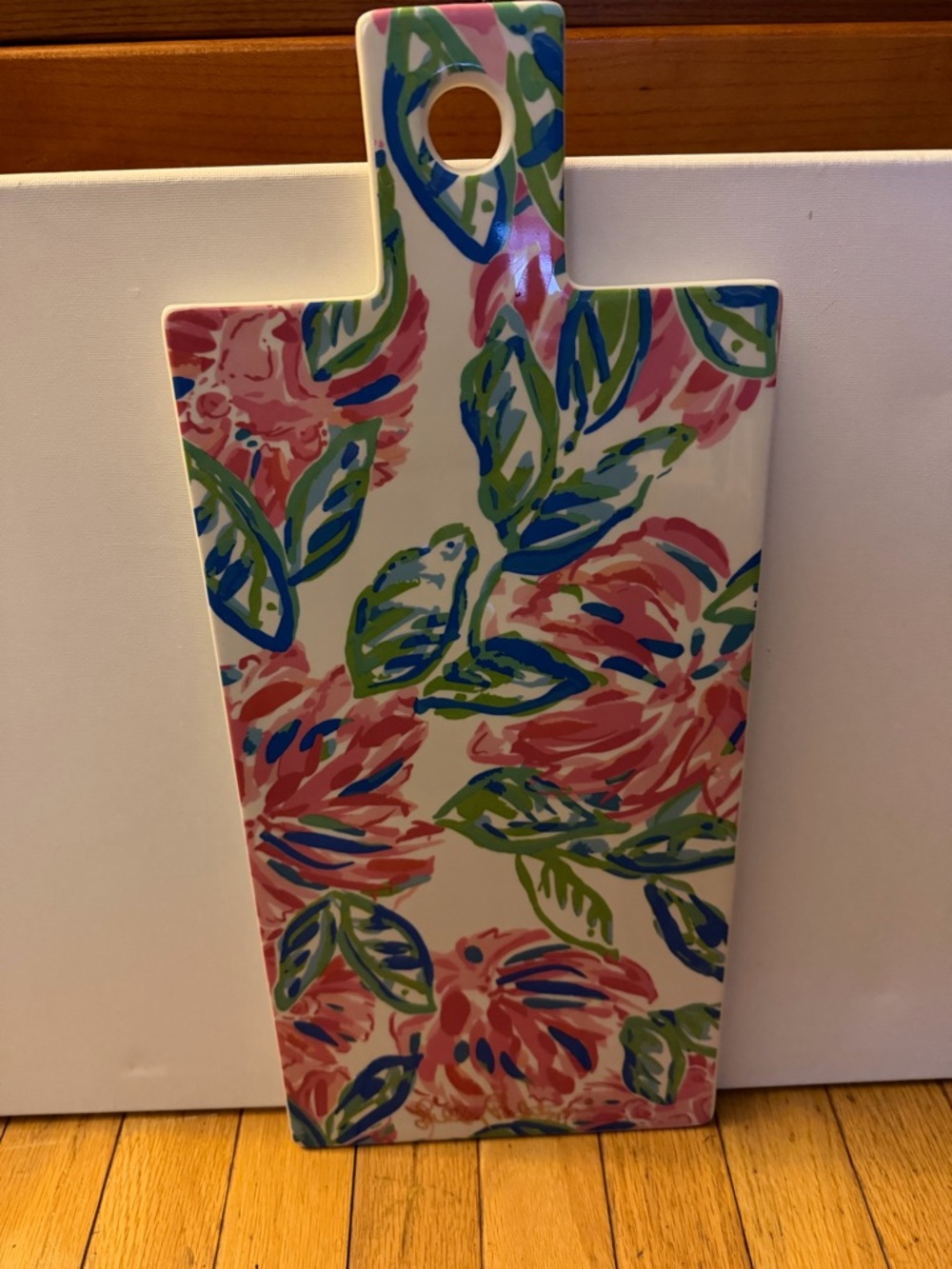 Lilly Pulitzer Totally Blossom CERAMIC SERVING BOARD Cheese Charcuterie Plate